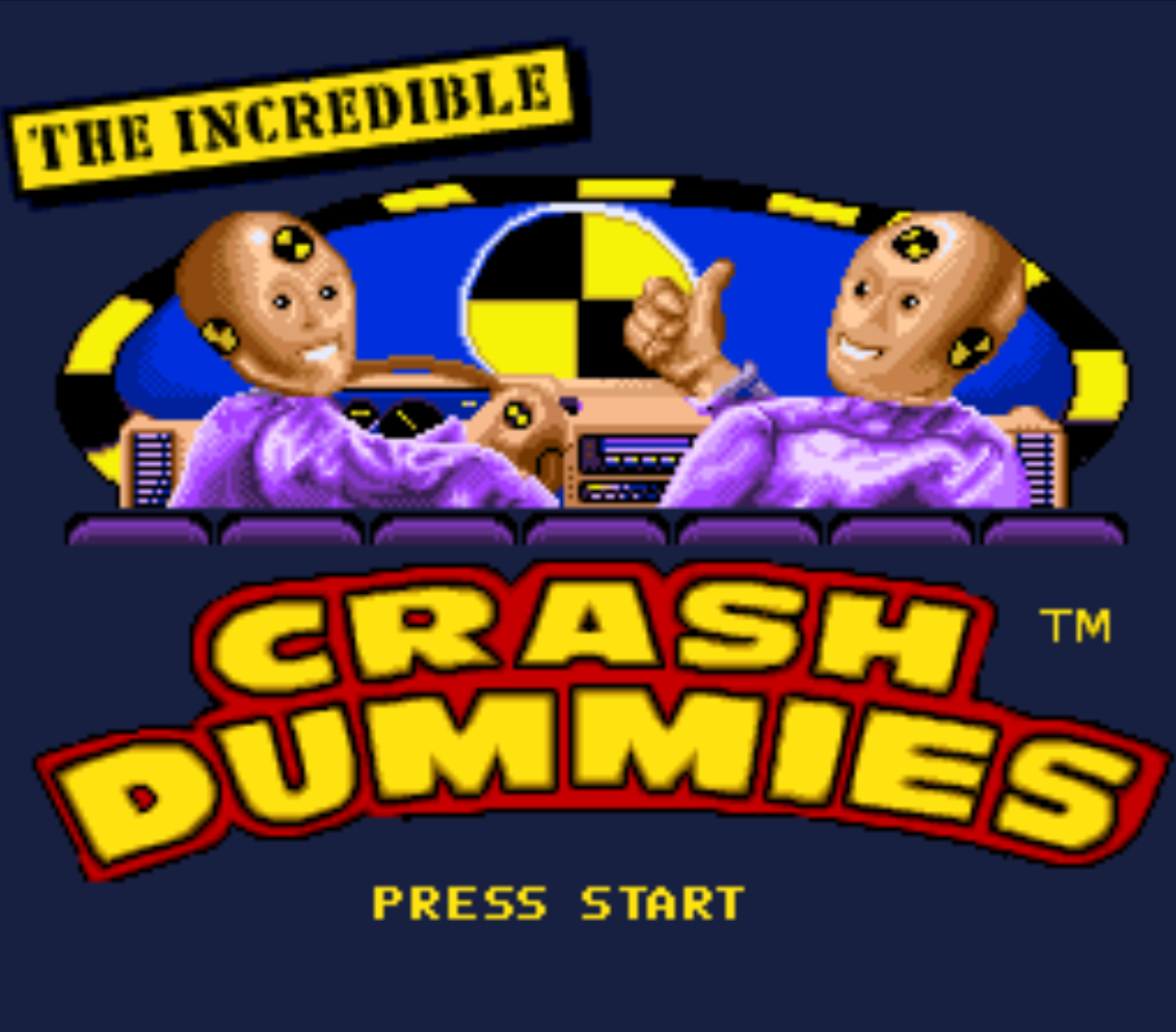 The Incredible Crash Test dummies Title Screen